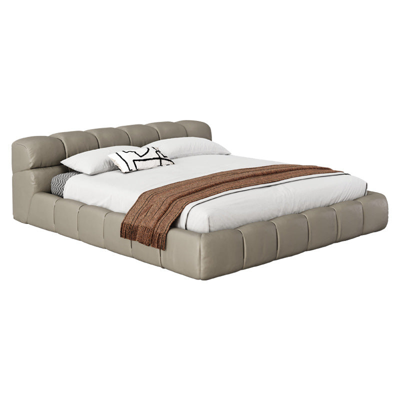 Moyer Queen Size Leatherette Bed Frame