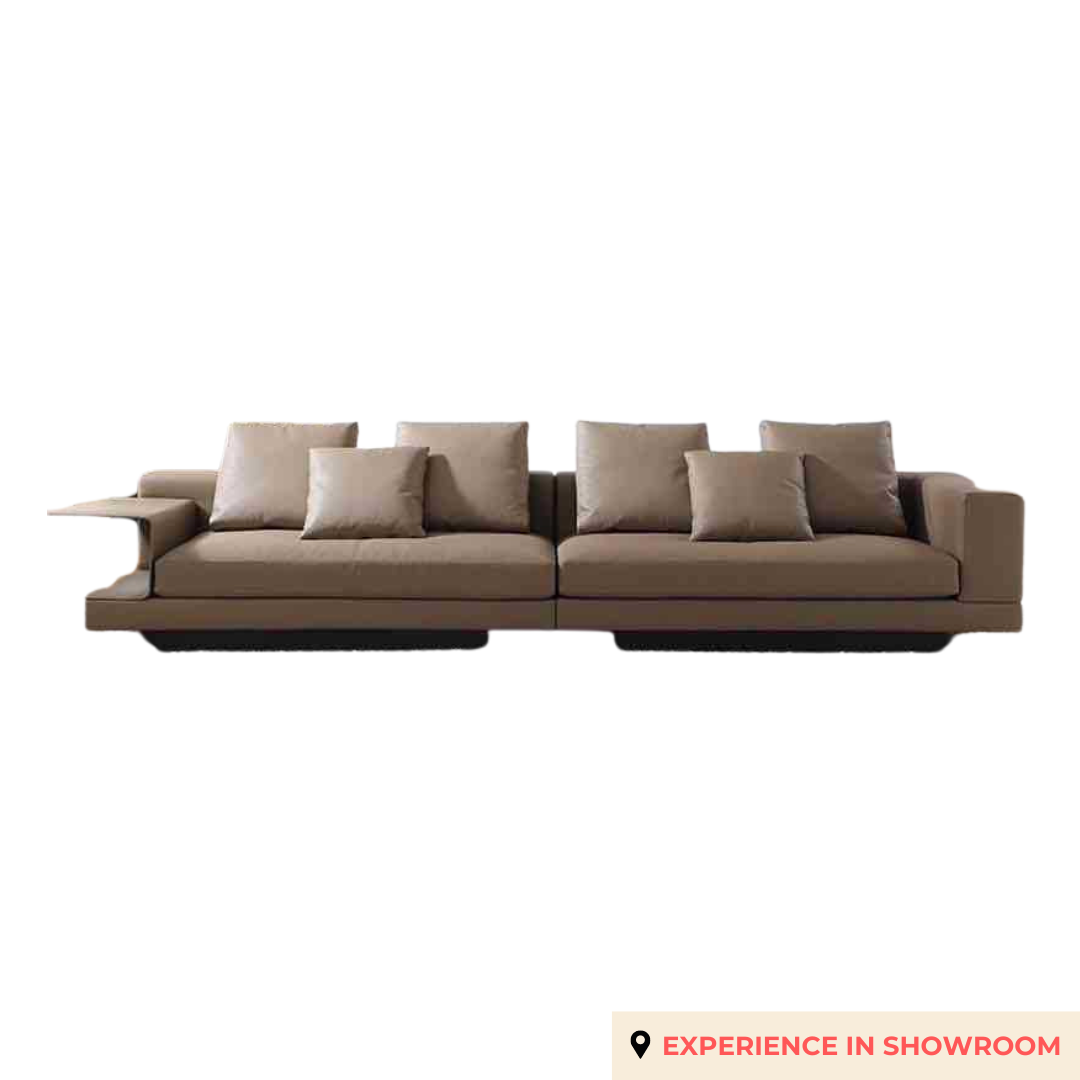 Aristo 4 Seater Leather Sofa