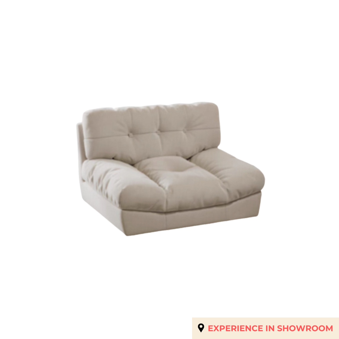 Hughes 1 Seater Fabric Sofa