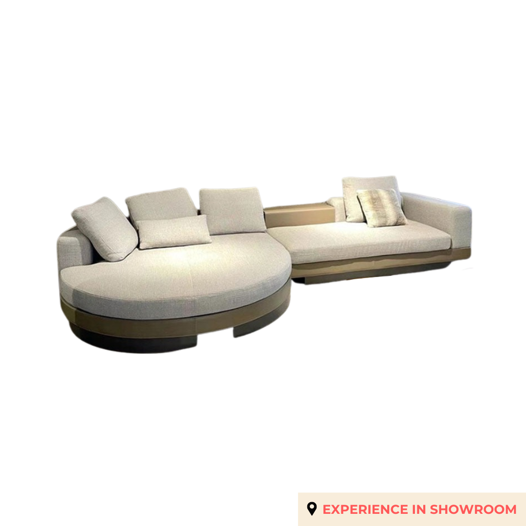 Pandora 4 Seater Fabric L-Shape Sofa