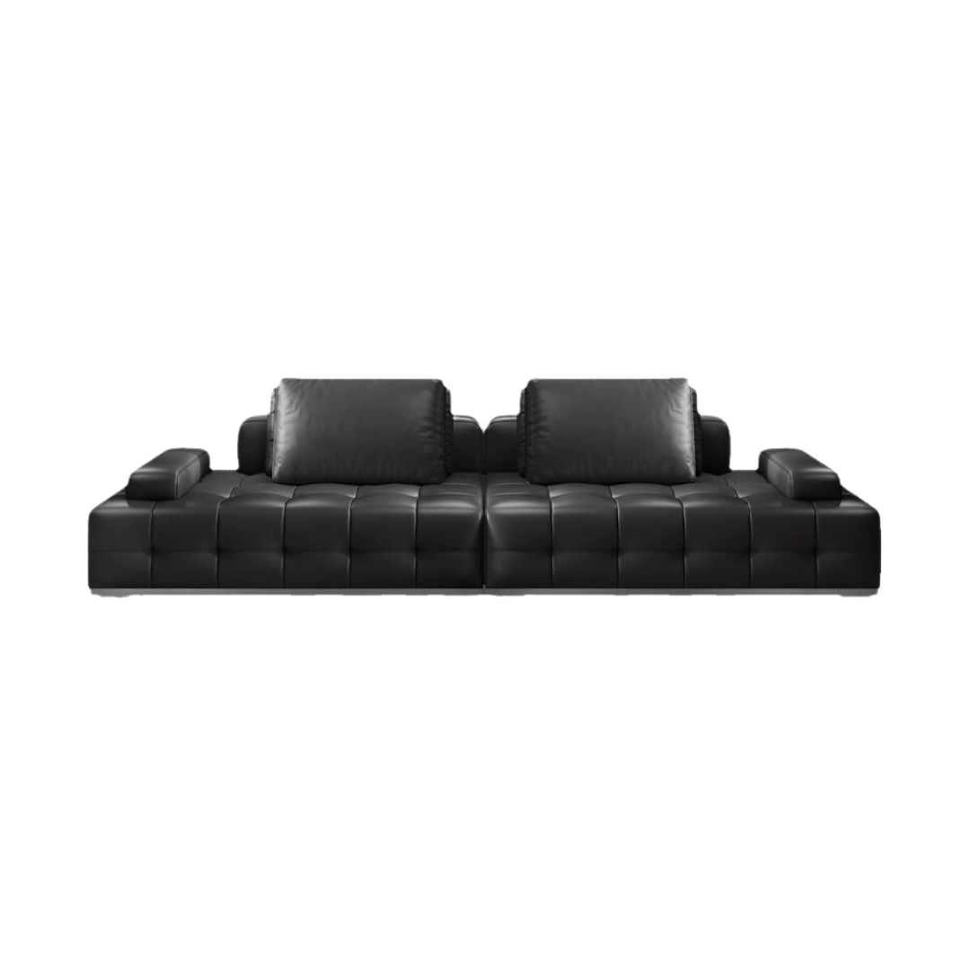 Silva 4 Seater Leather Sofa