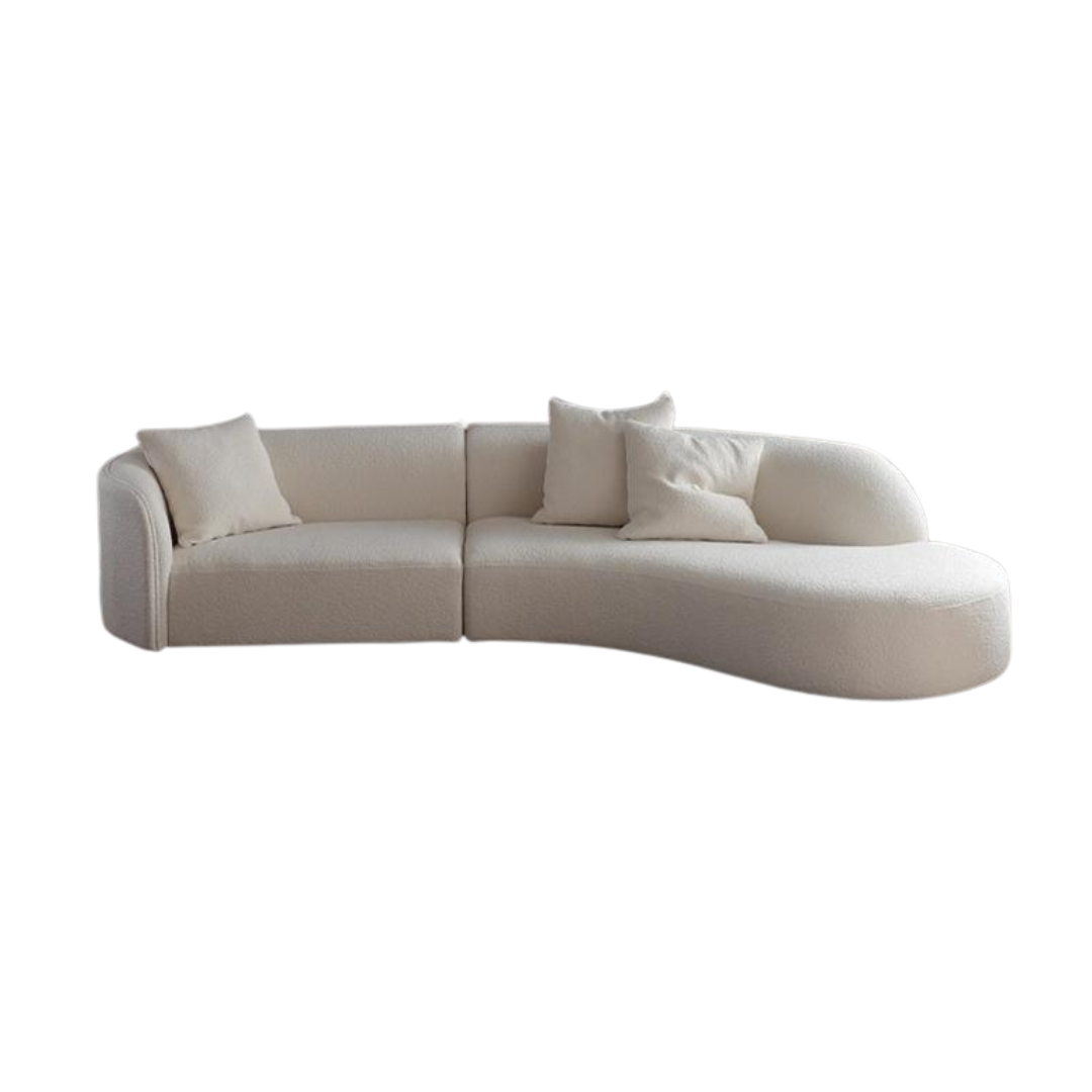 Sutton 4 Seater Bouclé L-Shape Sofa