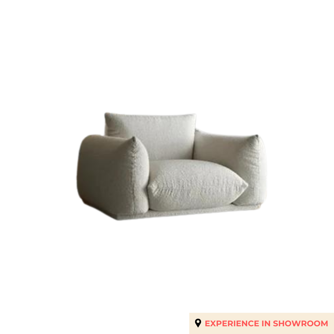 Vaughn 1 Seater Bouclé Sofa