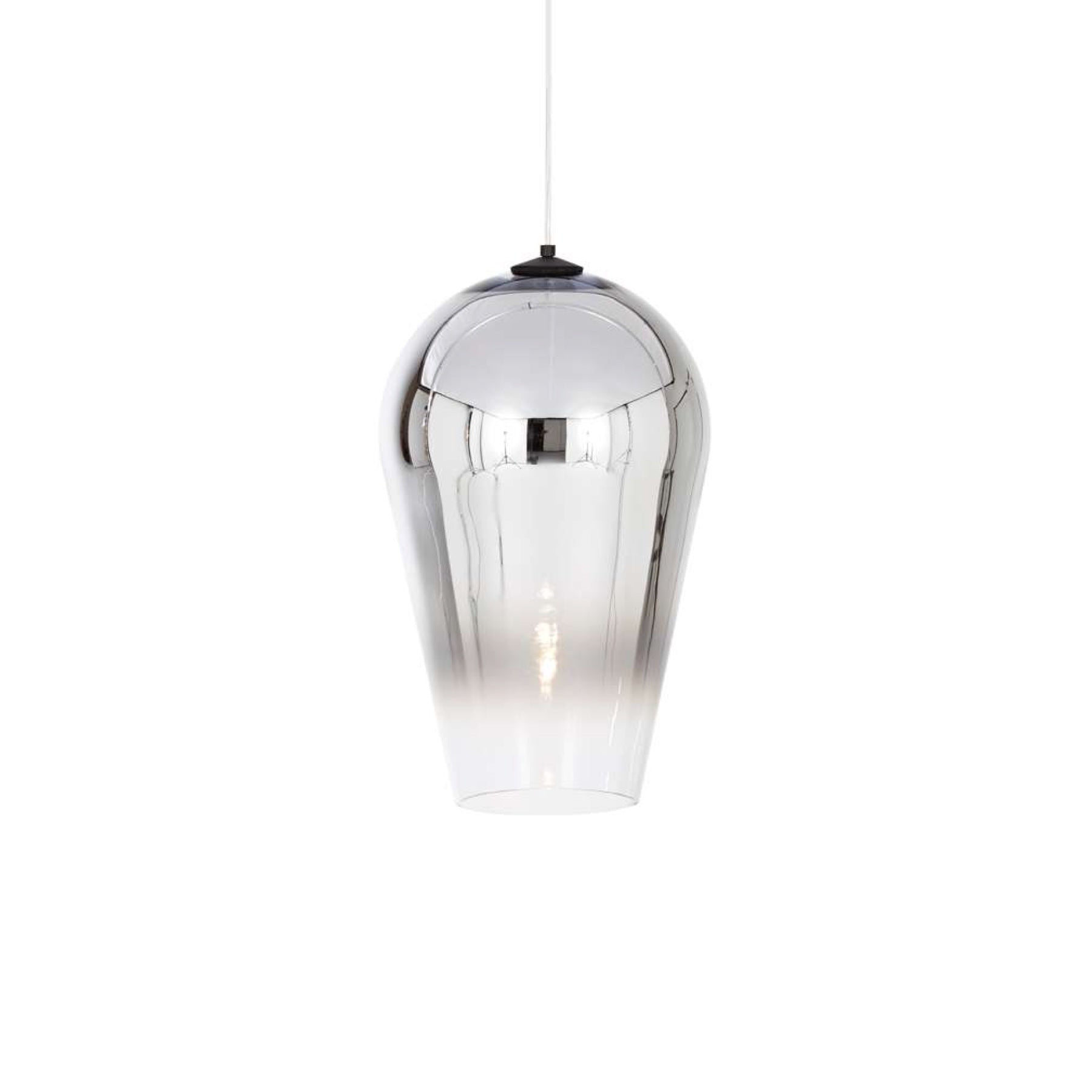 Travis Pendant Lamp boasts soft forms and bold metallized finishes, intriguing and captivating at first sight.