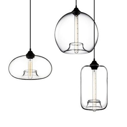 Hendricks style pendant light designs gracefully embodies the luxury and timelessness of hand-blown glass while designed to be distinctively contemporary in shape.