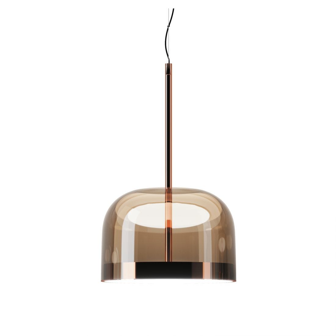 Austin is a contemporary reinterpretation of the classic lamp with a glass shade.