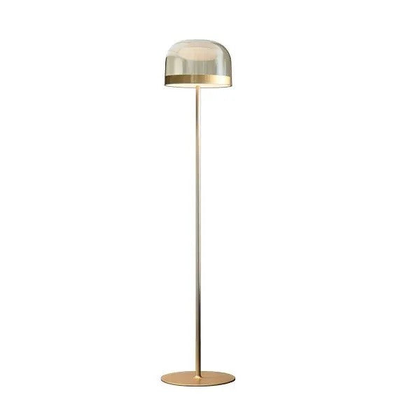 Austin is a contemporary reinterpretation of the classic lamp with a glass shade.